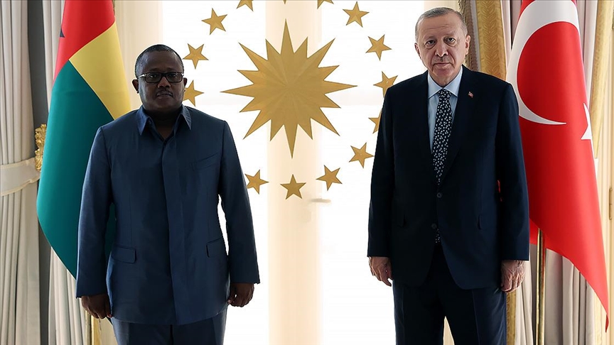 Cumhurbaşkanı Erdoğan, Gine Bissau Cumhurbaşkanı Embalo ile görüştü