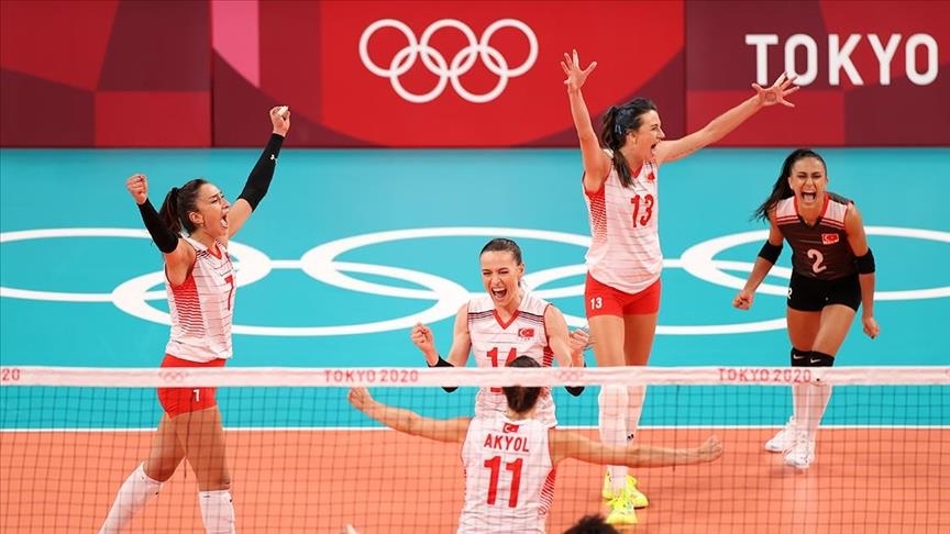 Turkey Women S National Volleyball Team Reaches Quarter Finals Of 2020 Olympics