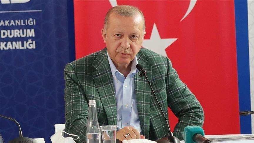 Presiden Erdogan kunjungi lokasi kebakaran hutan