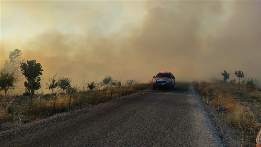 Adana'daki orman yangınlarıyla mücadele, pilotların kamerasına yansıdı