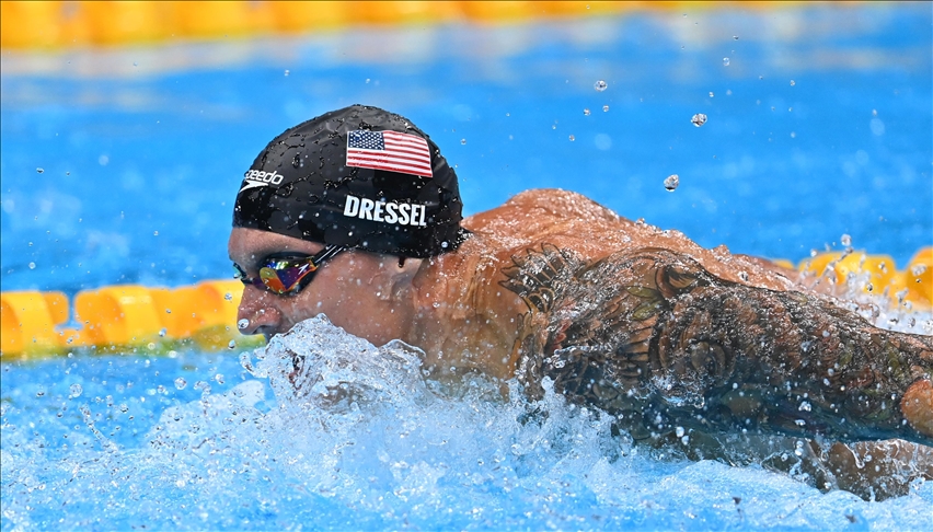US swimmer Dressel bags 4th Tokyo Olympics gold with another record-breaking time