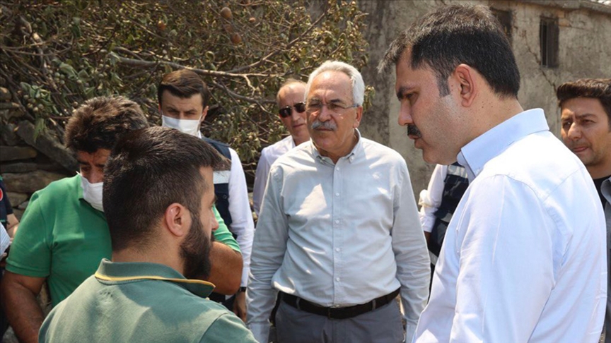 Çevre ve Şehircilik Bakanı Kurum: Manavgat'ta hasar tespit çalışmalarımızı 33 mahallenin 30'unda tamamladık
