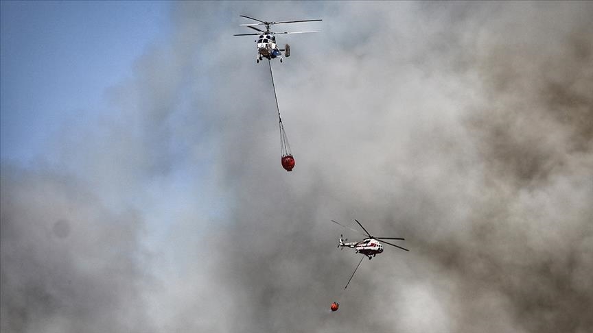 98 massive forest fires under control: Turkish official