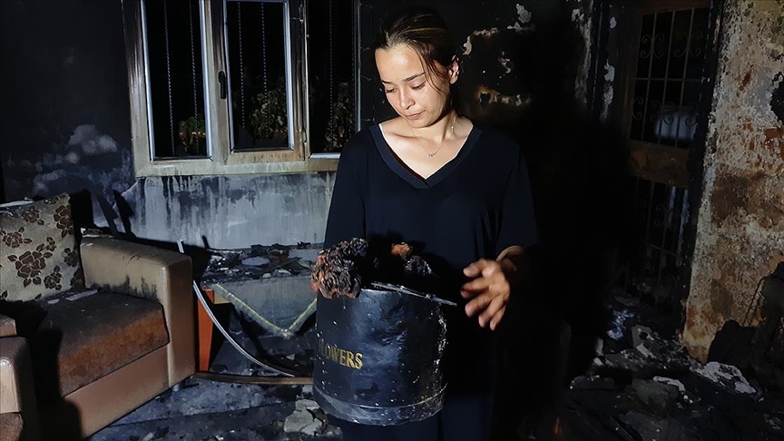 Mersin'de düğün hazırlığı yapan genç kızın çeyizi çıkan yangında kül oldu