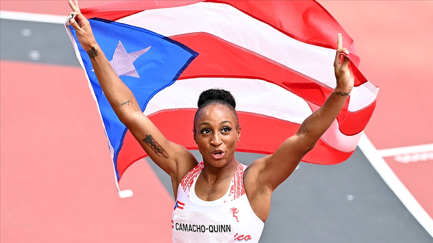 Kadınlar 100 metre engellide altın madalyayı Porto Rikolu Camacho-Quinn kazandı