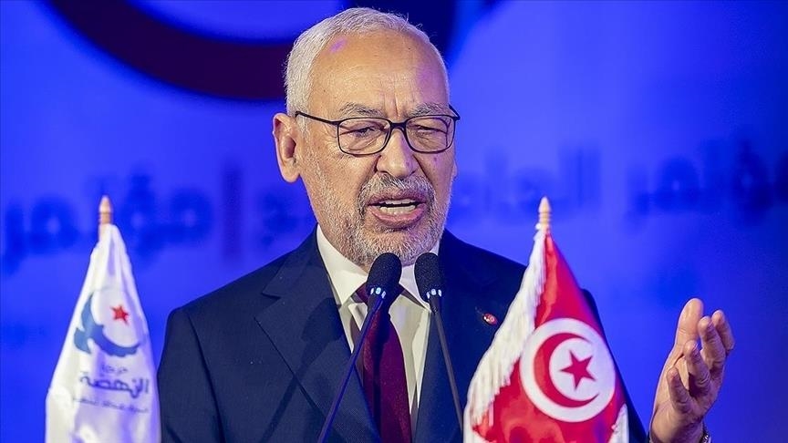 الغنوشي رئيس مجلس النواب التونسي وزعيم حركة النهضة