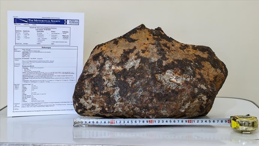 Meteora ku li Wanê hat dîtin bi navê "Doguzagaç"ê di Bultena Daneyan a Meteorîta Navneteweyî da hat qeydkirin