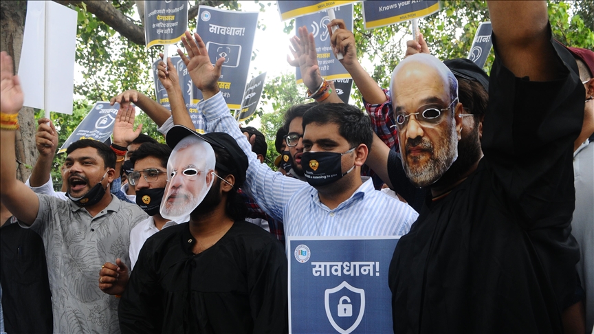Uproar continues in India's parliament over spyware scandal