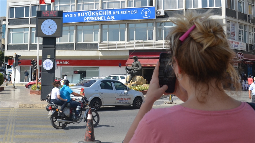 Aydın'da dün sıcaklık rekoru kırıldı