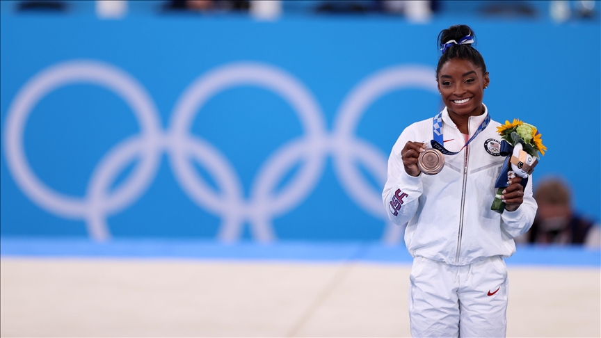 Us Gymnast Biles Wins Olympic Bronze To End Tokyo Campaign