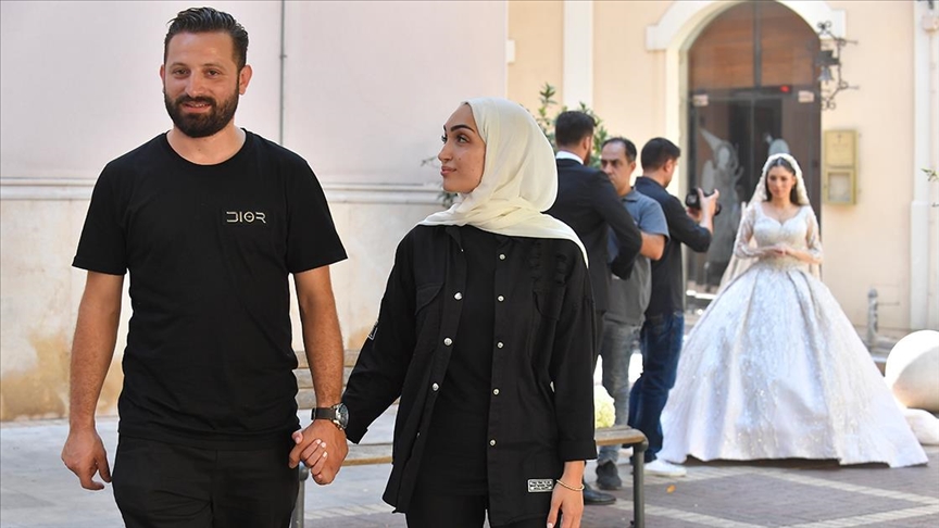 Beyrut patlamasına düğün fotoğrafı çektirdiği sırada yakalanan gelin: Farklı bir yolla meşhur olmak isterdim