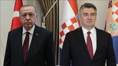 Erdogan remercie son homologue croate pour le soutien apporté dans la lutte contre les feux de forêts