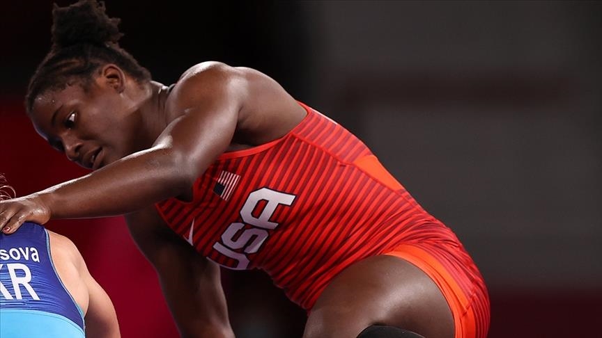 Tamyra Mensah-Stock becomes 1st Black woman athlete to win Olympic wrestling gold
