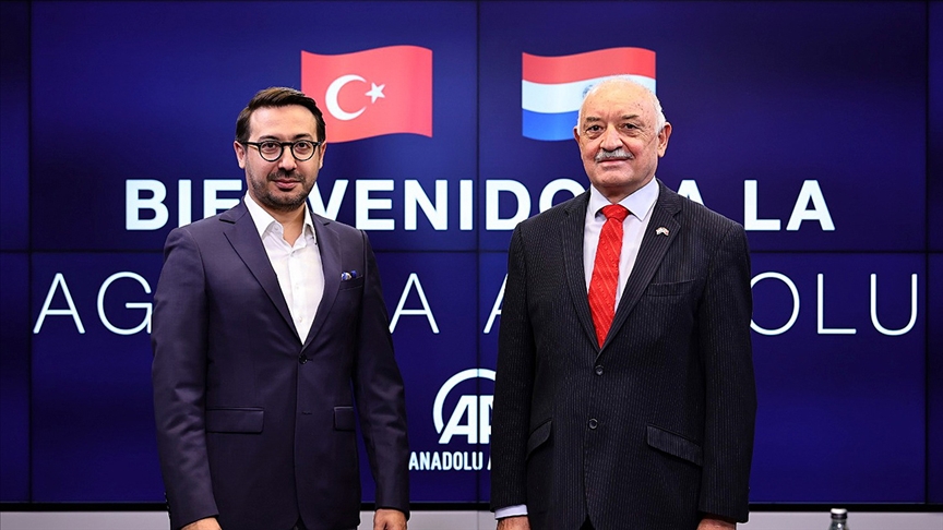 Paraguay’ın Ankara Büyükelçisi Valdez, AA'yı ziyaret etti