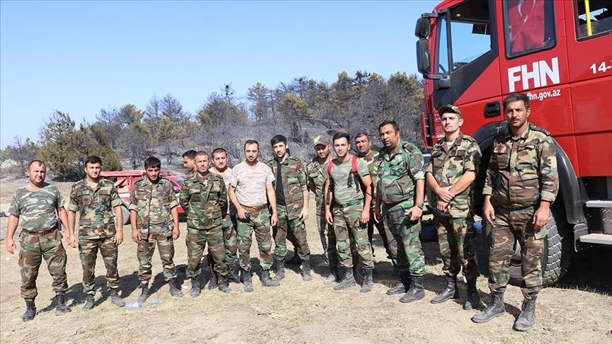 2nd firefighting team from Azerbaijan arrives in Turkey