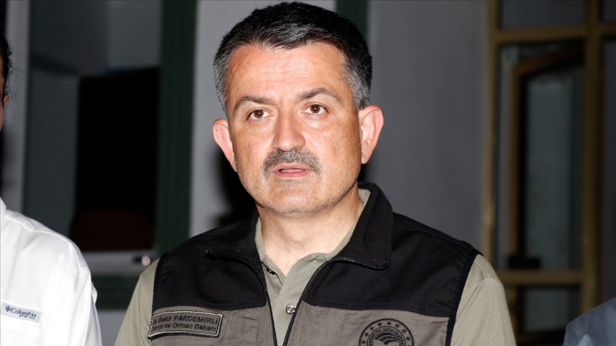 Tarım ve Orman Bakanı Pakdemirli: 44 ilde çıkan 197 orman yangınının 185'i kontrol altına alındı