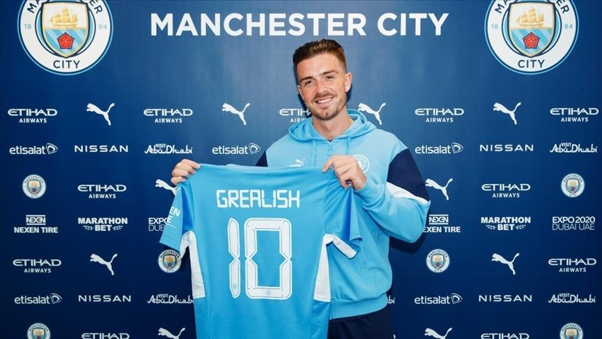 Manchester City complete signing of Jack Grealish from Aston Villa