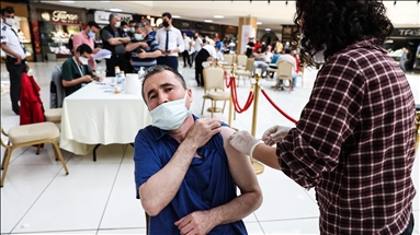 Turkey has given over 75.5M COVID-19 vaccine shots so far
