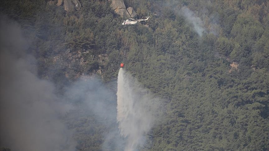 217 forest fires contained, 6 ongoing in southwestern Turkey