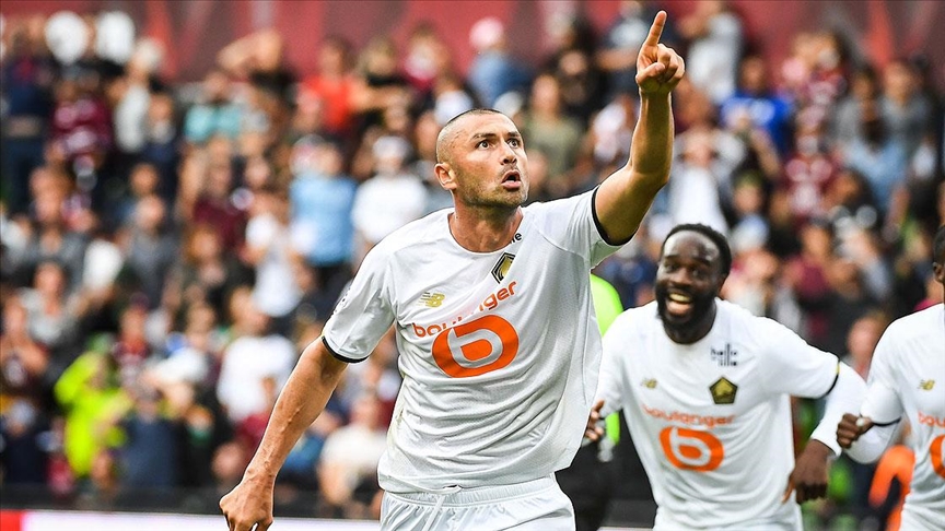 Ligue 1'de Lille, Burak Yılmaz'ın golüyle bir puanı kurtardı