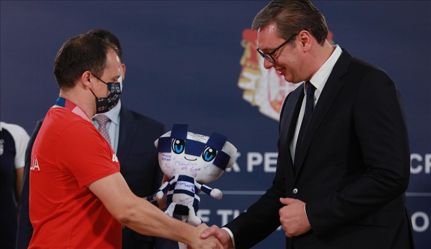 Beograd: Prijem kod Vučića za olimpijski tim Srbije nakon Tokija