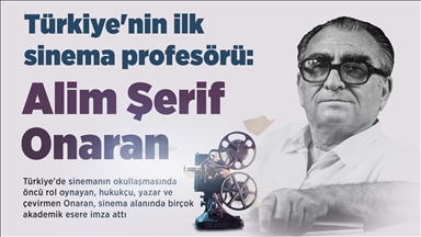 Türkiye'nin ilk sinema profesörü: Alim Şerif Onaran