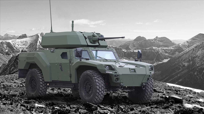 Zırhlı araç Akrep II'nin yeni versiyonu ilk kez IDEF 2021'de