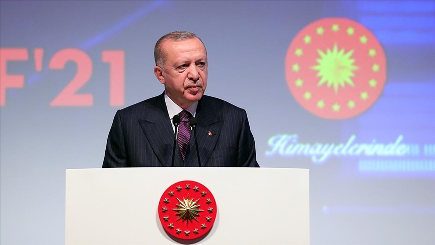Cumhurbaşkanı Erdoğan: Türkiye son 19 yılda savunma sanayinde devrim gerçekleştirmiştir