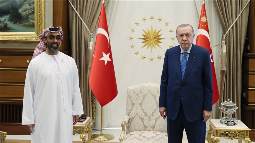 دیدار اردوغان با مشاور امنیت ملی امارات متحده