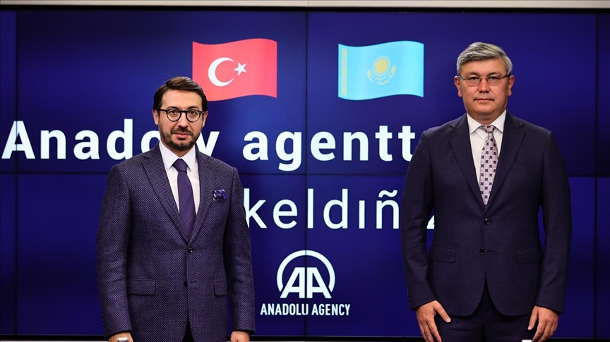 Kazakhstan's envoy to Turkey visits Anadolu Agency headquarters