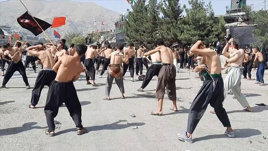 برگزاری مراسم عاشورا بین مردم هزاره در کابل