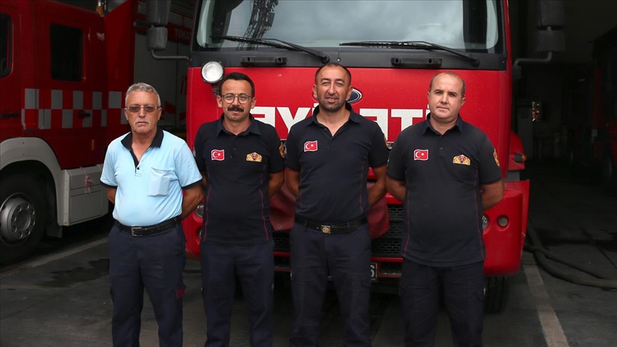 Antalya'daki orman yangınını söndürme çalışmalarına katılan Tokatlı itfaiyeciler: Orada canla başla mücadele verildi