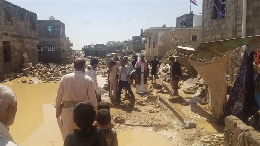 اليمن.. تضرر نحو 8 آلاف مسكن للنازحين بمأرب جراء الأمطار