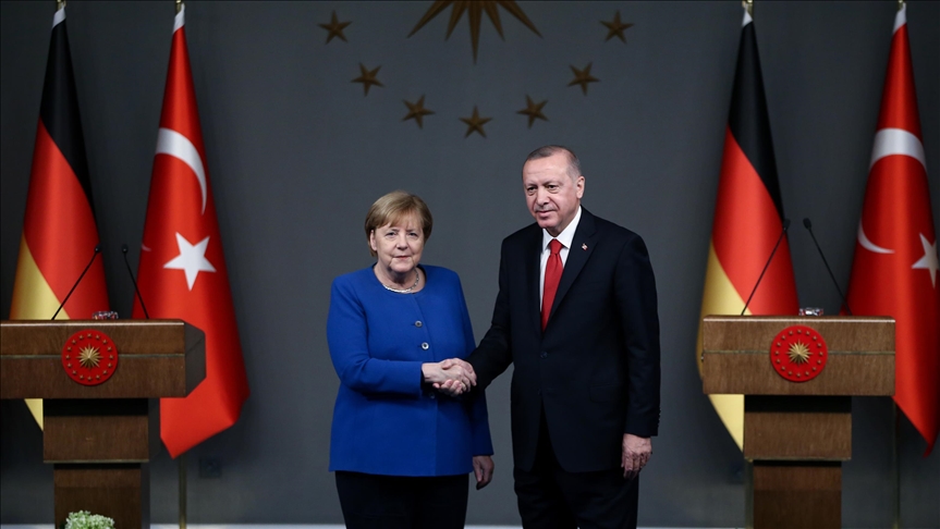 Cumhurbaşkanı Erdoğan, Almanya Başbakanı Merkel ile Afganistan'ı görüştü