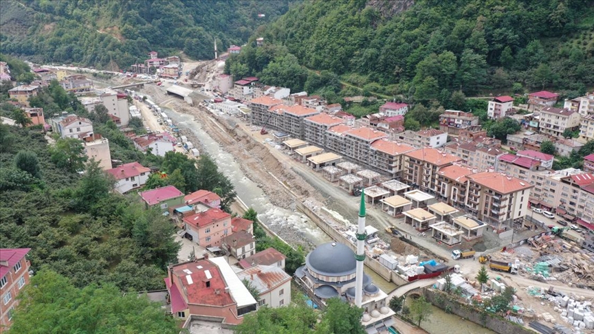 Dereli, sel felaketinin izlerini devletin desteğiyle bir yılda sildi