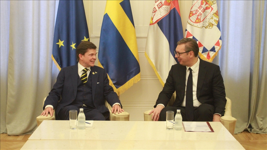 Beograd: Vučić razgovarao s predsednikom švedskog parlamenta