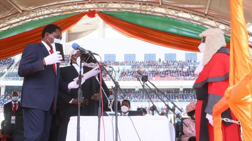 New Zambian president takes oath