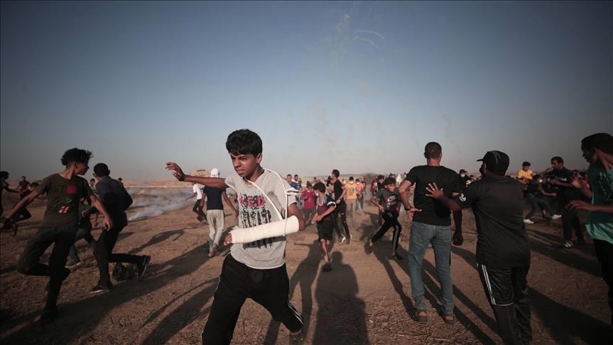 Frontières de Gaza: 14 Palestiniens blessés dans la répression israélienne d'une marche populaire 