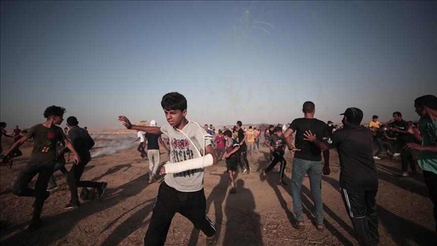 Frontières de Gaza: 14 Palestiniens blessés dans la répression israélienne d'une marche populaire