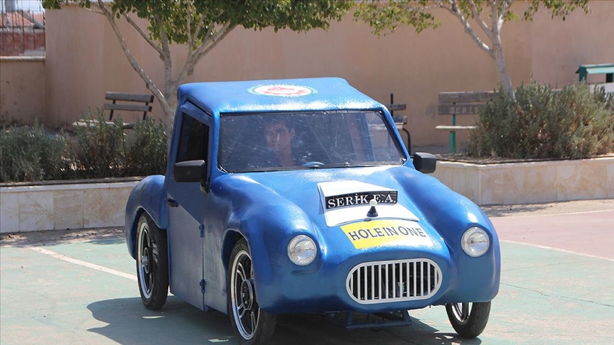 Antalyada öğrencilerin tasarladığı elektrikli araç TEKNOFESTte yarışacak