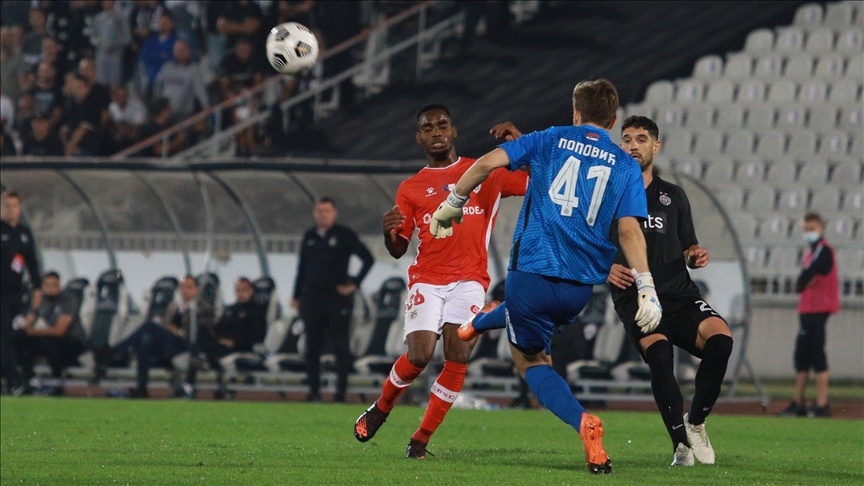 Partizan izborio plasman u grupnu fazu Konferencijske lige, Saničanin strijelac