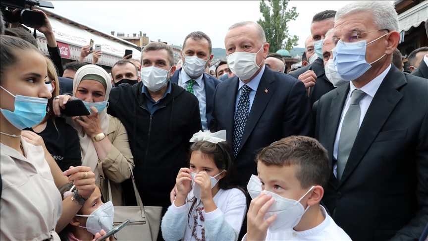 Les Bosniaques ravis de la visite du Président Erdogan dans leur pays