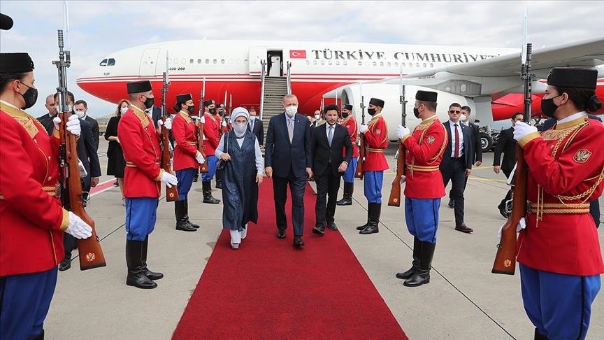 Monténégro: Le Président Erdogan accueilli par une cérémonie officielle à Cetinje