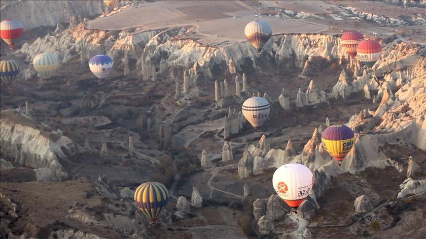 International hot air balloon festival starts in Cappadocia, Turkey