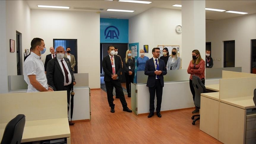Dirut Anadolu Agency kunjungi kantor cabang di ibu kota Bosnia
