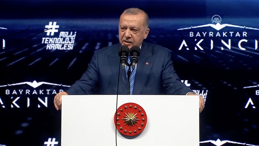 CANLI - Cumhurbaşkanı Erdoğan: Akıncı TİHA ile Türkiye bu teknolojide dünyanın en ileri 3 ülkesinden biri olmuştur