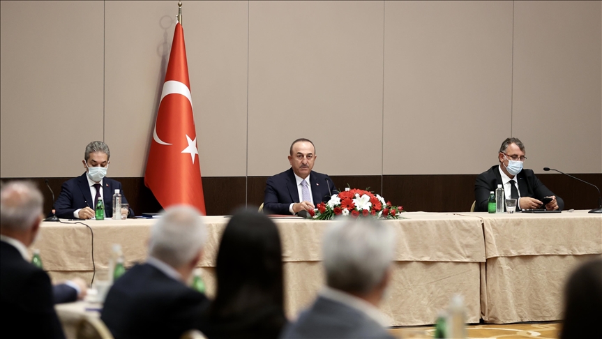 Turkish foreign minister meets Turkish businesspeople in Serbia Turkish foreign minister meets Turkish businesspeople in Serbia