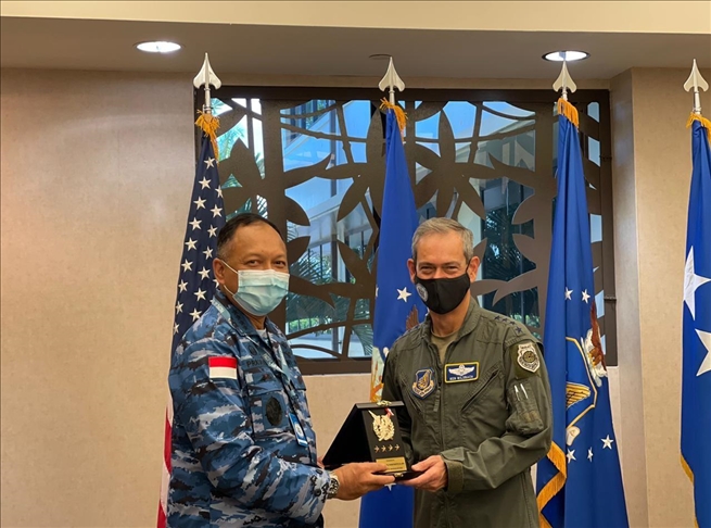 Pimpinan TNI AU temui Komandan Pasifik US Air Force di Pearl Harbor
