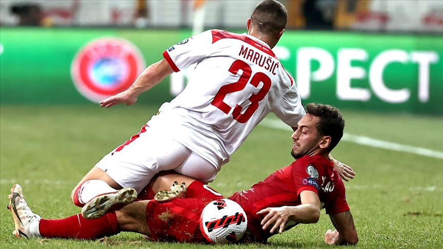 Ay-yıldızlı Milliler Dünya Kupası yolunda Karadağ ile 2-2 berabere kaldı