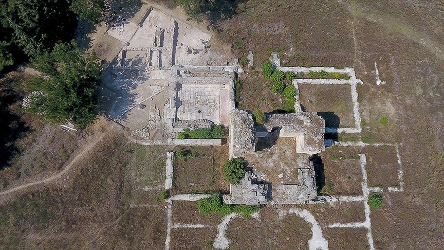 Edirne Sarayındaki caminin kalıntılarına ulaşıldı